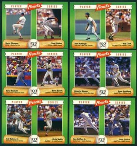 Tony Gwynn and Joe Carter #16 1992 French's Mustard