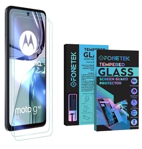 2x For Motorola Moto G62 Clear TEMPERED GLASS LCD Screen Protector Guard Cover - Picture 1 of 6