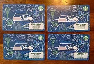 SEATTLE SEAHAWKS 2023 STARBUCKS LIMITED EDITION COLLECTIBLE GIFT CARD (ONE CARD) - Picture 1 of 3