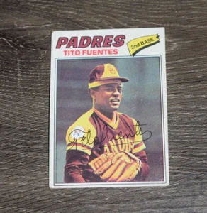 Rare Tito Fuentes 1977 Topps Chewing Gum #63 Baseball Card Padres - Picture 1 of 2