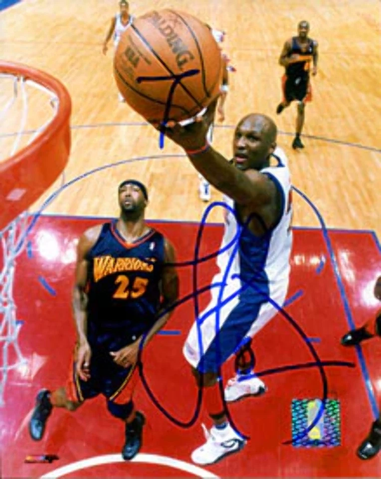 Foto autografiada de 8x10 de Lamar Odom Foto 1 de 1