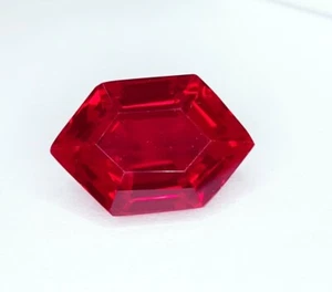 Piedra preciosa suelta de rubí rojo natural de 8,02 quilates certificada forma elegante AAA+ gema de calidad - Imagen 1 de 9
