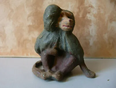 Massefigur Tierfigur Pavian Affe Sitzend • 29.90€