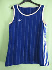 Maillot Adidas 80'S Bleu Om Athlétisme Trefoil Running Vintage Jersey - S