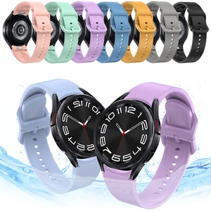 20mm Silicone Watch Band Waterproof Replacement Strap For Galaxy Watch 7/6/5/4 - Picture 1 of 25