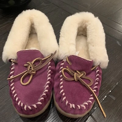 Zapatillas Mujer L.L.Bean Wicked Good Mocasines Talla 6 Púrpura Nuevas Sin Caja Ni Etiquetas Foto 1 de 4