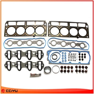 Juego de juntas de culata 2008-2015 para Chevrolet Express Silverado 3500 4,8 L 6,0 L OHV Foto 1 de 4