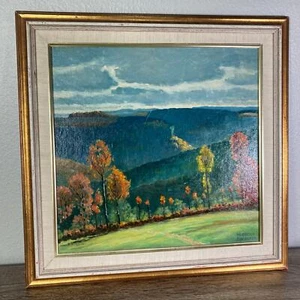 Herbert Foerster Original Oil Panting “Early Autumn in Western Virginia” - Picture 1 of 12