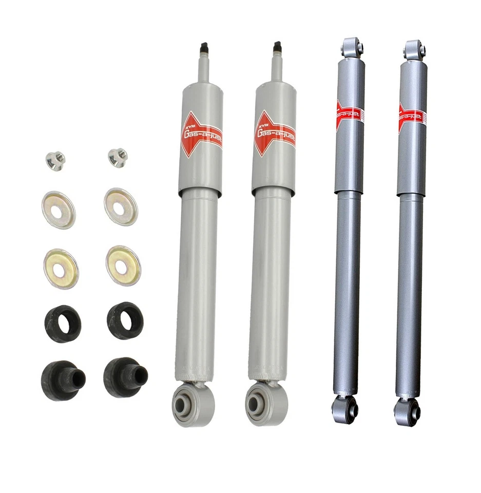 NEW Front & Rear Shock Absorbers KYB Gas-a-Just For Dodge Ram 1500 2002-2005 4WD - Image 1 of 1