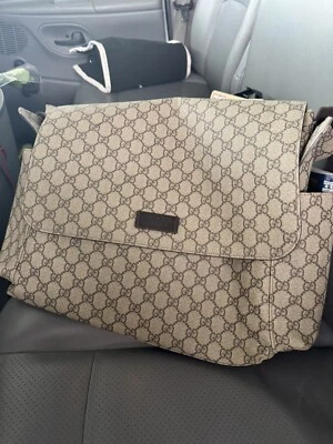 Gucci Diaper Bag GG Coated Canvas - Image 1 of 4