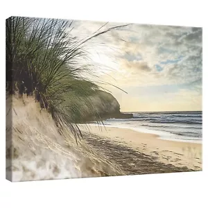 Leinwand Bilder Strand Meer Natur Nordsee Wandbild Leinwandbild Groß Wanddeko - Bild 1 von 6