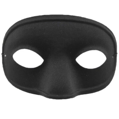 Incredible Black Eye Mask Novelty Giant Super Hero or Villian Bandit - Image 1 of 4