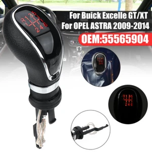 FOR VAUXHALL OPEL ASTRA J GEAR SHIFT KNOB 6 SPEED MANUEL 55565904 with LED LIGHT - Picture 1 of 10