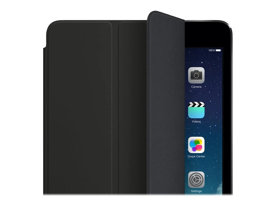 Genuine Apple iPad Mini Smart Cover Black Polyurethane MF 059 LL a
