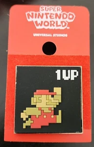 Super Nintendo World Mario 1 UP Universal Studios Hollywood Collector Pin NEW - Picture 1 of 3