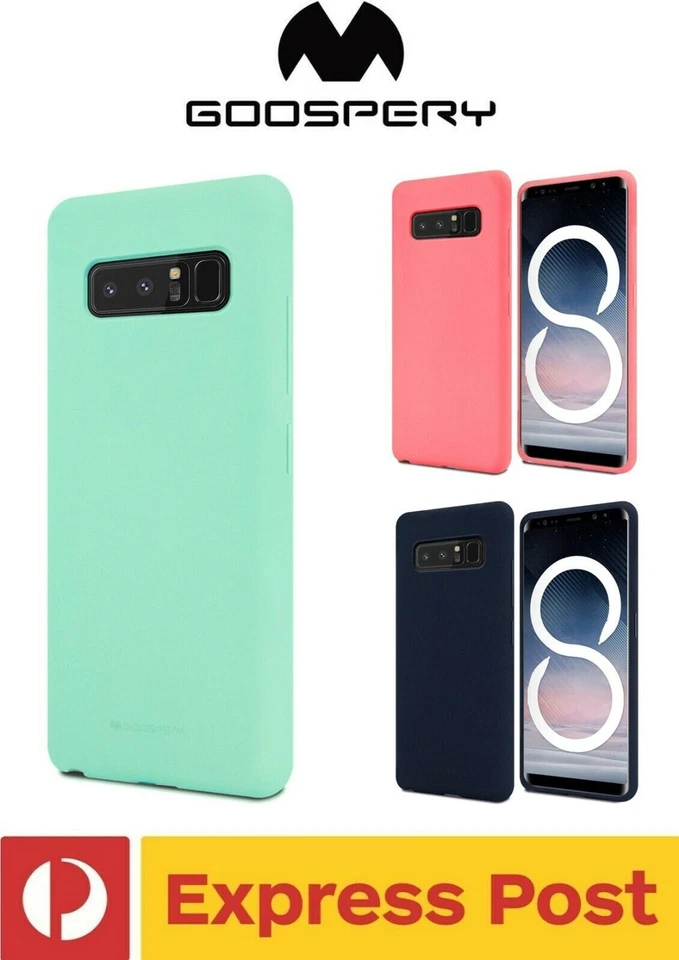 Samsung Galaxy Note 9 Mercury Goospery Soft Feeling Matte Silicone ShockProof - Image 1 of 4