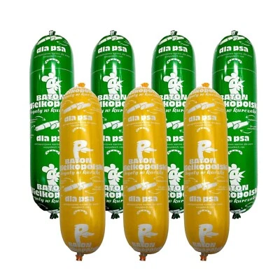 20x 900g Hundefutter Riegel Nassfutter Premium Mix Ente-Geflügel Hundewurst - Bild 1 von 4