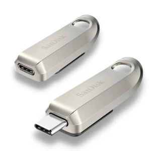 SanDisk Ultra Luxe 64GB 128GB 256GB Flash Drive Chiavette USB Type-C OTG IT - Photo 1/9