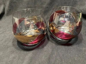 Coronet Barcelona "Sagrada" Stemless balloon wine glasses set of 2 - Picture 1 of 5