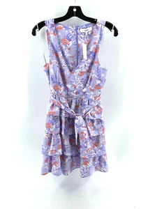 NWT Nordstrom Likely Lavender Purple Floral Ruffle Sleeveless Party Dress Size S - Picture 1 of 16