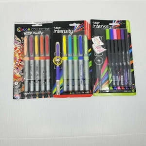 BIC Intensity Fashion Permanent Ultrafine Fineliner Marking Markers 16 Count - Picture 1 of 3