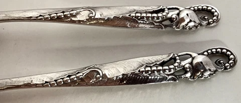 STERLING INTERNATIONAL MERIDEN DANISH JENSEN STYLE 2 PC SALAD SET LAPAGLIA? Cover