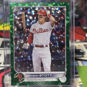 2022 Topps Update BRYSON STOTT RC #US224 Philadelphia Phillies **GREEN #167/499 - Picture 1 of 2