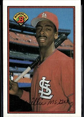 1989 Bowman - Willie McGee #442 - Image 1 of 3
