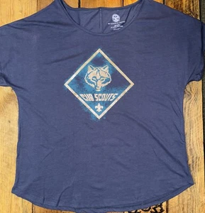 Mujer Grande CUB SCOUT Damas Camisa Boy Scouts Of America Scout Mamá Camiseta BSA NUEVO SIN ETIQUETAS - Imagen 1 de 7