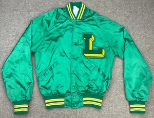 Howe Athletic Apparel Vintage Satin Button Up Long Sleeve Jacket Size Small - Picture 1 of 14