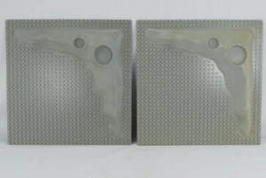 Juego de 2 Placa Base De Cráter Espacial Luna Lunar Gris Lego Lt De Colección Elevada 32 x 32 - Imagen 1 de 5