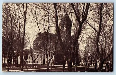 Watertown South Dakota SD Postcard Court House Building Exterior c1910's Antique - Image 1 of 2