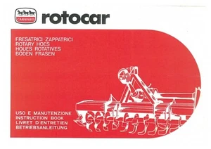 Manuale Operatore Zappe Rotanti Carraro Rotocar - Foto 1 di 1