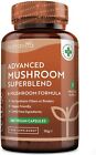 Mushroom Superblend 144000mg, Lions Mane Chaga Shiitake Reishi Maitake Cordyceps
