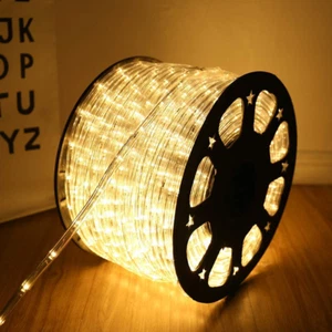 100 Feet 720 LED Rope Lights,2-Wire Low Voltage Waterproof Rope Lights Outdoor,I - Picture 1 of 5