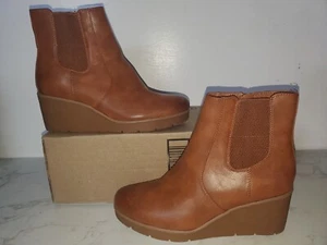 Botín de cuña Soul by Naturalizer para mujer 8,5 M Apollo marrón caramelo - Imagen 1 de 7