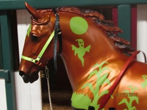 Jaapi 2019 Halloween Halter made to fit Breyer SAMHAIN Wixom model - Picture 1 of 1