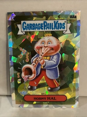 Horny Hal ~ 2021 Topps Garbage Pail Kids Chrome ~ Atomic Refractor #144a - Image 1 of 2