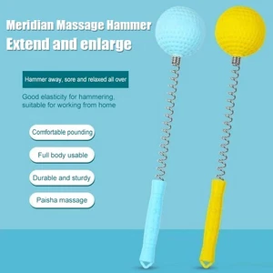 Massage Ball Hammer -Hammer Stick Manual Beat Golf Spring Elastic Knock - Picture 1 of 11