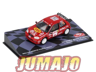 RMIT53 1/43 IXO Rallye Monte Carlo : CITROEN Saxo S1600 2004 #75 L.Rossetti - Photo 1/4