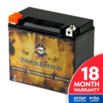 YTX20-BS  High Performance - Maintenance Free - Sealed AGM Motorcycle Battery - Image 1 of 4