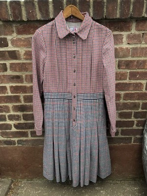 Vestido camiseta a cuadros de Thom Browne para Brooks Brothers negro polar Bb3 Italia Foto 1 de 4