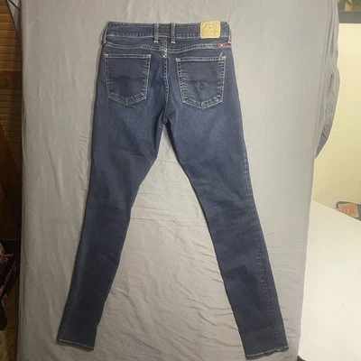 Lucky Brand Jeans Womens 2 (26x29) Leyla Skinny Straight Blue Dark Wash Denim - Image 1 of 4