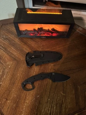 Cuchillo fijo Ka-Bar TDI Pocket Strike hoja de 3,25" mango negro - sin caja Foto 1 de 3