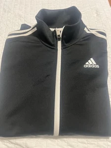 Boys Jacket 16/18 ,Adidas,Black,Gently Used, - Picture 1 of 5