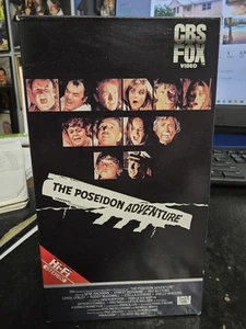The Poseidon Adventure VHS VCR Video Tape Used Gene Hackman CBS Fox Hi-Fi - Picture 1 of 7