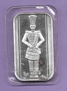 DRUMMER BOY (ST 255V)   .999 SILVER ART BAR - Picture 1 of 2