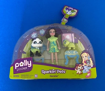 Mattel Polly Pocket Sparklin' Pets Kerstie 2008 nuevo Foto 1 de 2