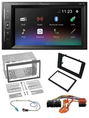 Pioneer DAB MP3 2DIN Bluetooth USB Autoradio für Saab 9-5 YS3E Facelift 2005-201 - Bild 1 von 4