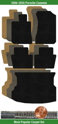 Juego de alfombrillas Ultimat personalizadas para Porsche Cayenne 2006-2026 (5 piezas) #1208 Foto 1 de 4